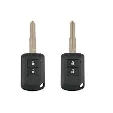 Case para Mitsubishi Outlander, Lancer, Triton, ASX, Pajero 2 Botões - Kapzy