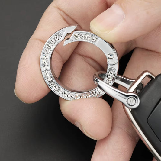 Argola Chaveiro com Strass