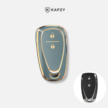 Case para Chevrolet Cruze, Onix, Tracker, S-10 (2 Botões) - Kapzy