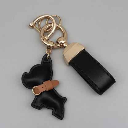 Chaveiro Mini Couro PU + Cachorro - Kapzy