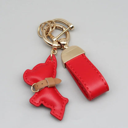 Chaveiro Mini Couro PU + Cachorro - Kapzy