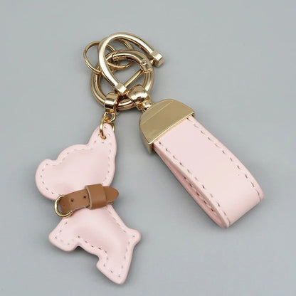 Chaveiro Mini Couro PU + Cachorro - Kapzy