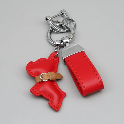 Chaveiro Mini Couro PU + Cachorro - Kapzy