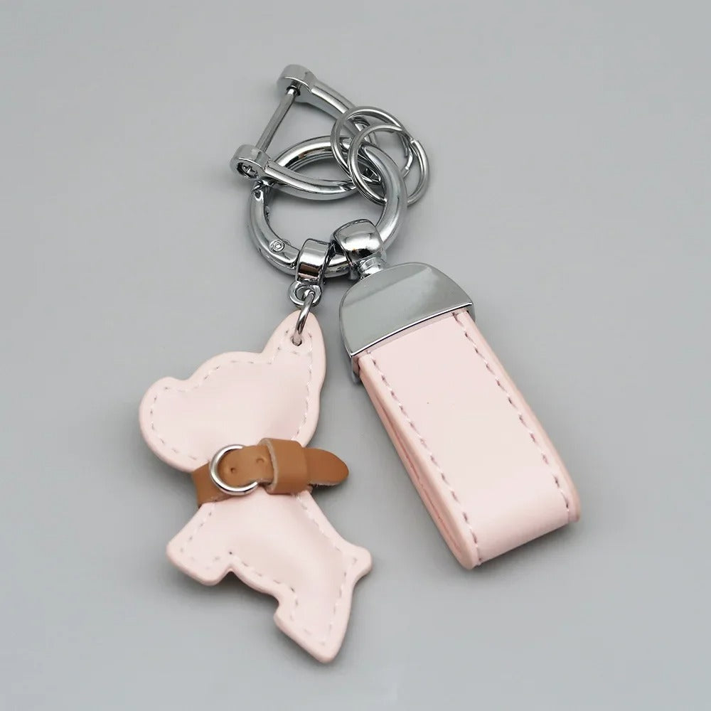 Chaveiro Mini Couro PU + Cachorro - Kapzy