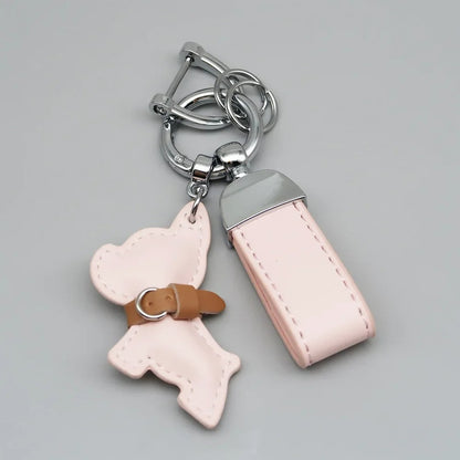 Chaveiro Mini Couro PU + Cachorro - Kapzy