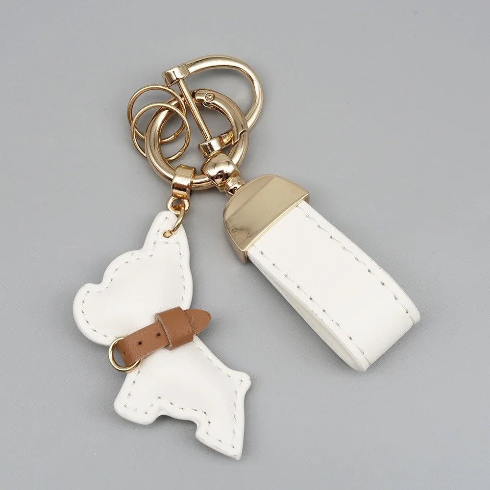 Chaveiro Mini Couro PU + Cachorro - Kapzy