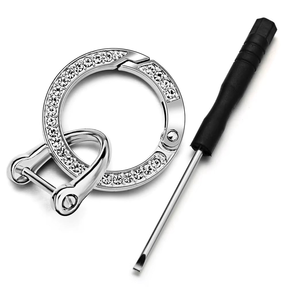 Argola Chaveiro com Strass