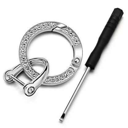 Argola Chaveiro com Strass