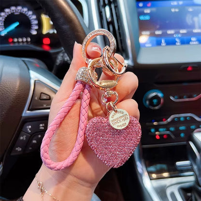 Conjunto Chaveiro Strass Coração - Kapzy