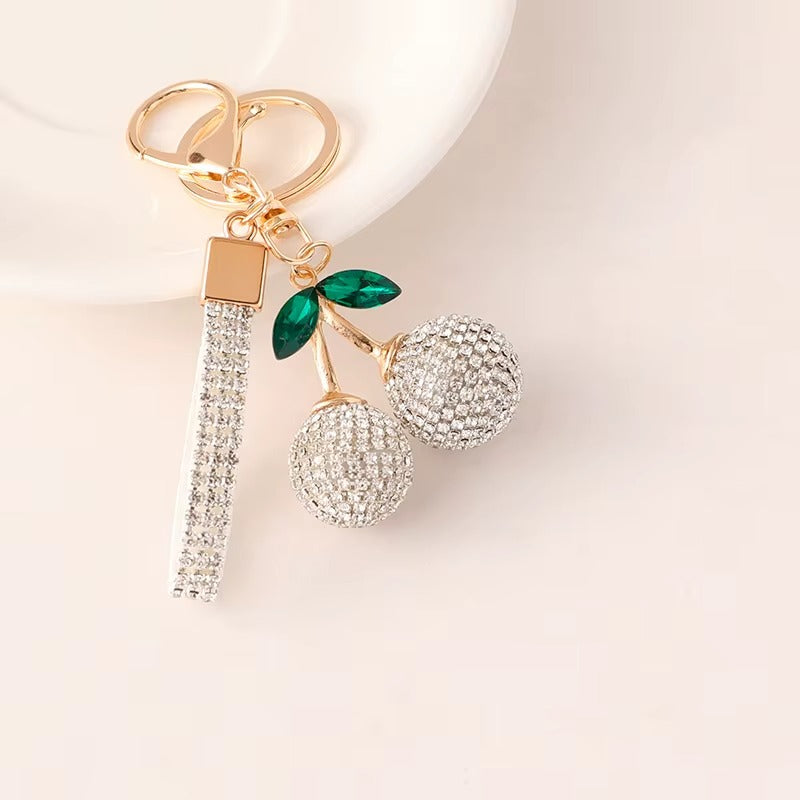 Chaveiro em Strass Cereja - Kapzy