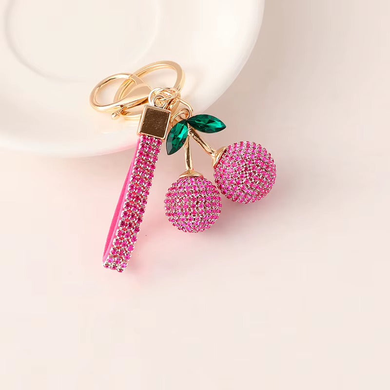 Chaveiro em Strass Cereja - Kapzy